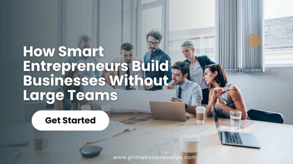 How Smart Entrepreneurs Build Businesses Without Large Teams